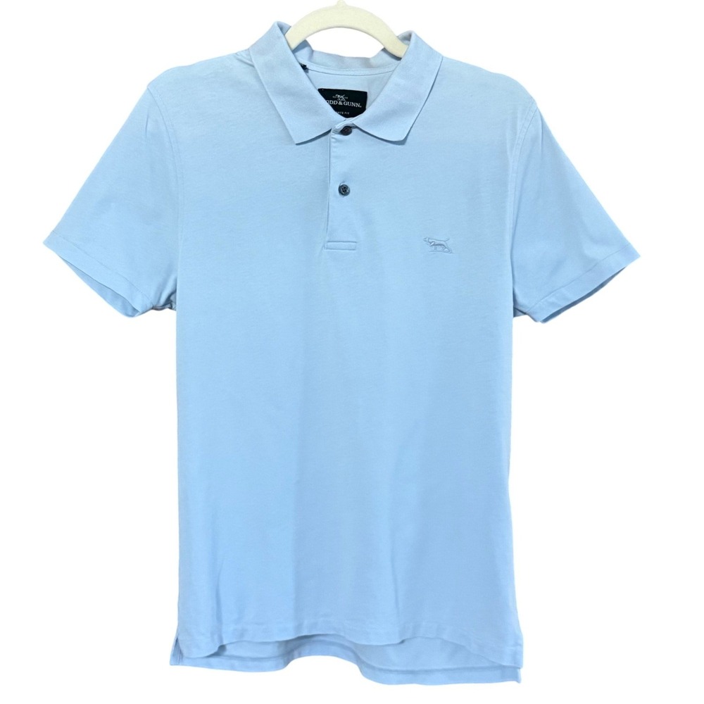 Rodd & Gunn Sports Fit Polo Shirt Size S Light Blue 100% Cotton‎ Casual Menswear